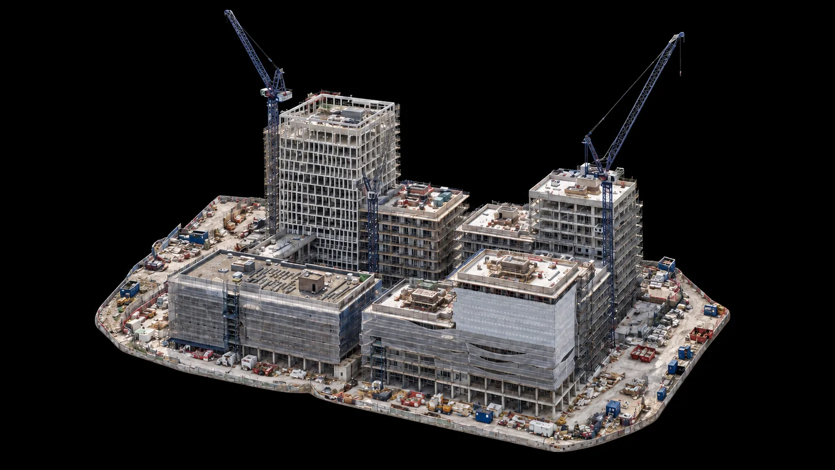 Photogrammetry model and measurable construction site data
