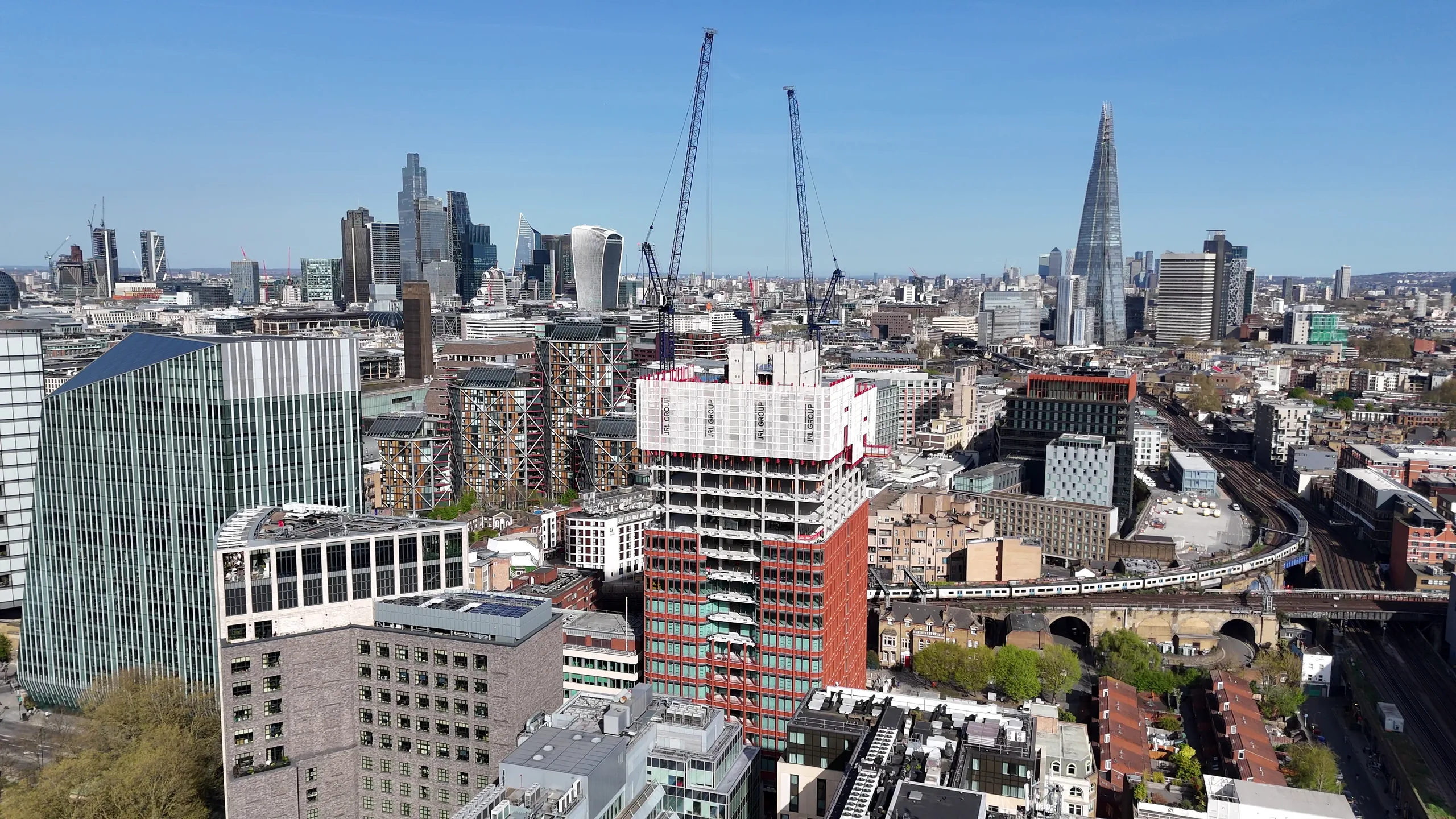Aerial photography and video for a completed project